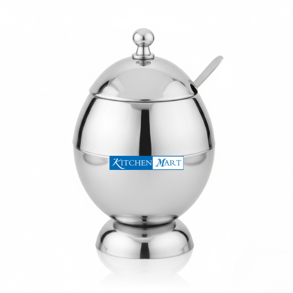 Kitchen Mart Stainless Steel oval designGhee Pot 170ml