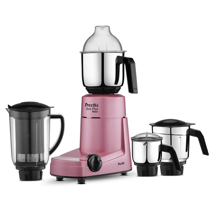 Preethi Mixer Grinder Eco Retro Red 750W