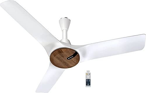 havells ceiling fan -stealth neo wood es walnut pearl white 1200mm