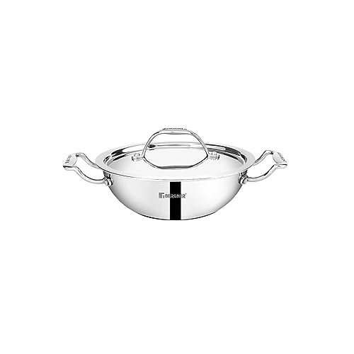 Bergner Kadai-Argent 16Cm
