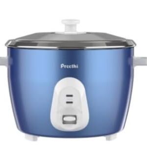 Preethi Glitter 1.8L Double Pan Electric Rice cooker (Blue)