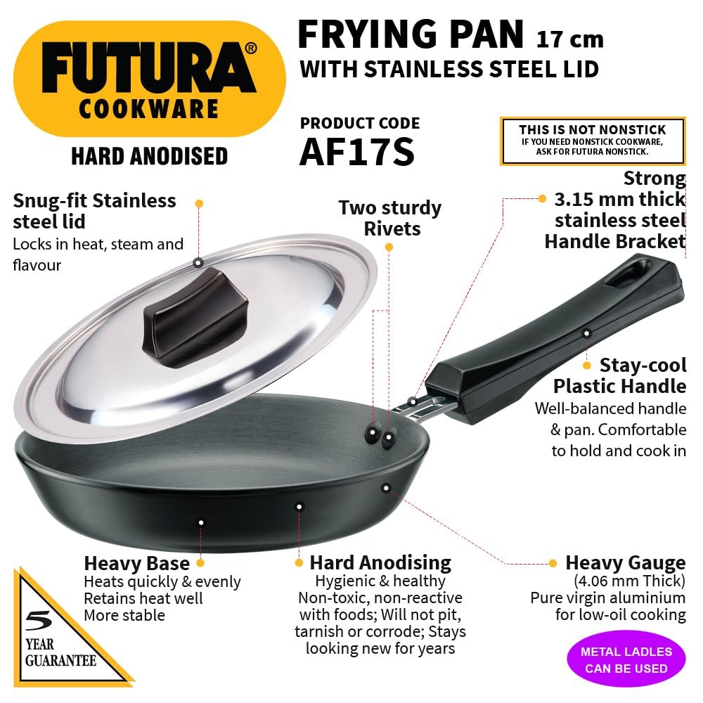 HAWKINS FUTURA FRYING PANS HA W/L 17CM - Image 2