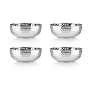 KESARIYA SS NUT BOWL OVAL HAMMERED