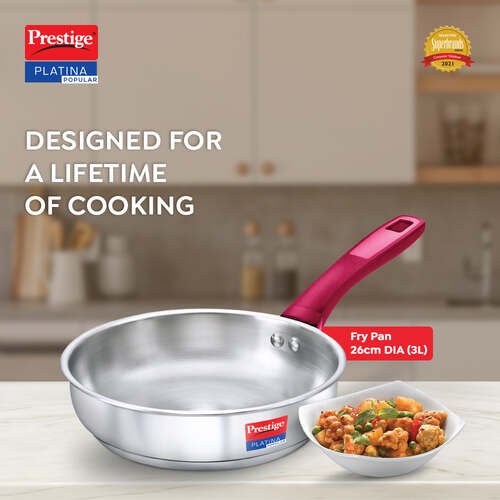 PRESTIGE FRY PAN-PLATINA POP 260MM - Image 2