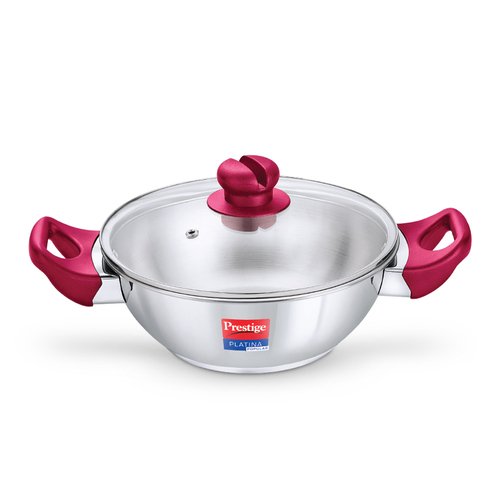 Prestige Kadai-Platina Pop 260Mm W/Lid