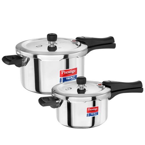Prestige Triply Svachh Ol Combi 5L 3L 2 Body 2 Lids