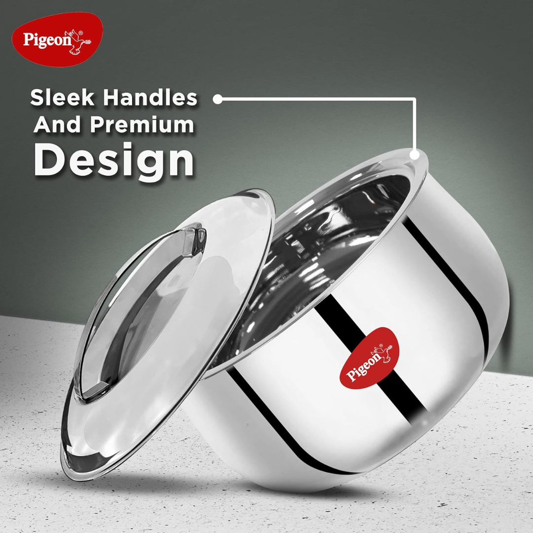 Pigeon Stainless Steel Casserole with Double Walled Insulation