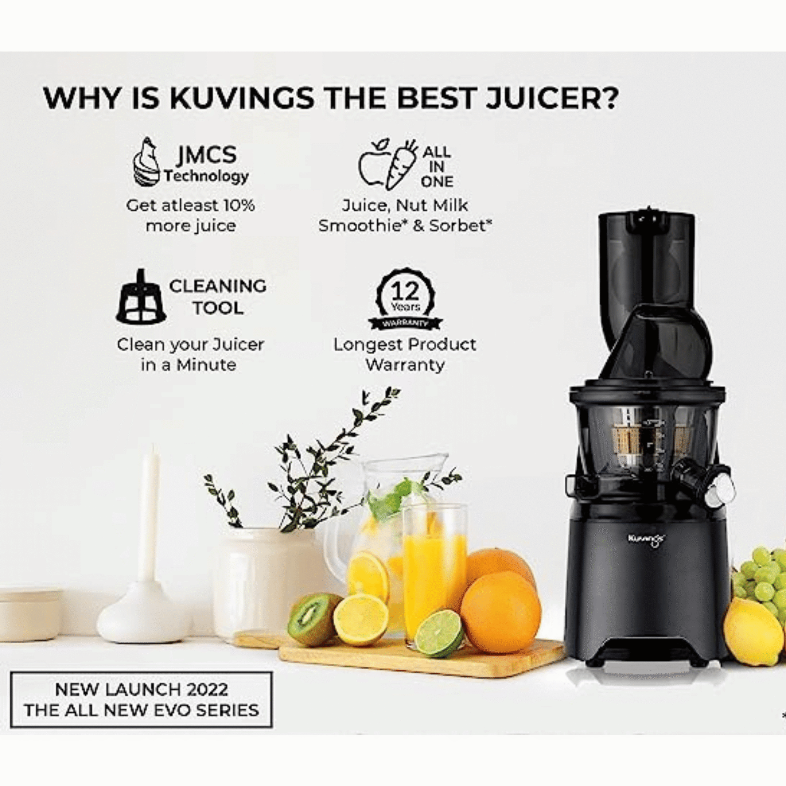 Kuvings EVO 810 Professional Cold Press Juicer