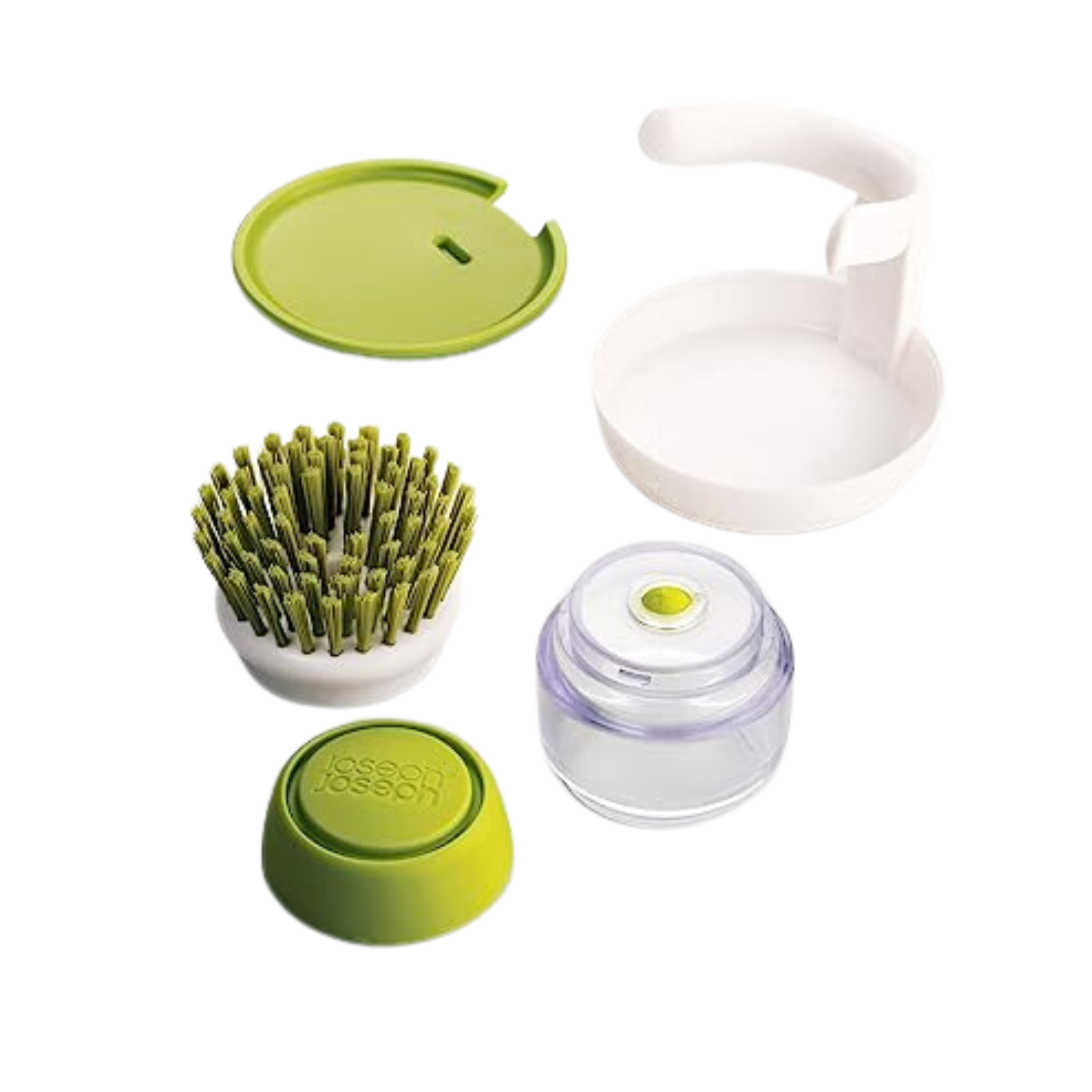 Joseph Joseph Palm Scrub Soap Dispensing Washing-Up Brush with Storage