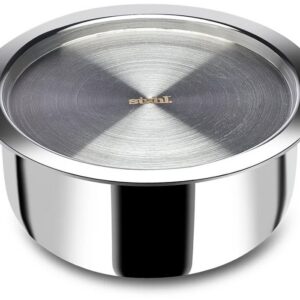 Stahl Artisan Tope Triply Stainless Steel Tope with Lid
