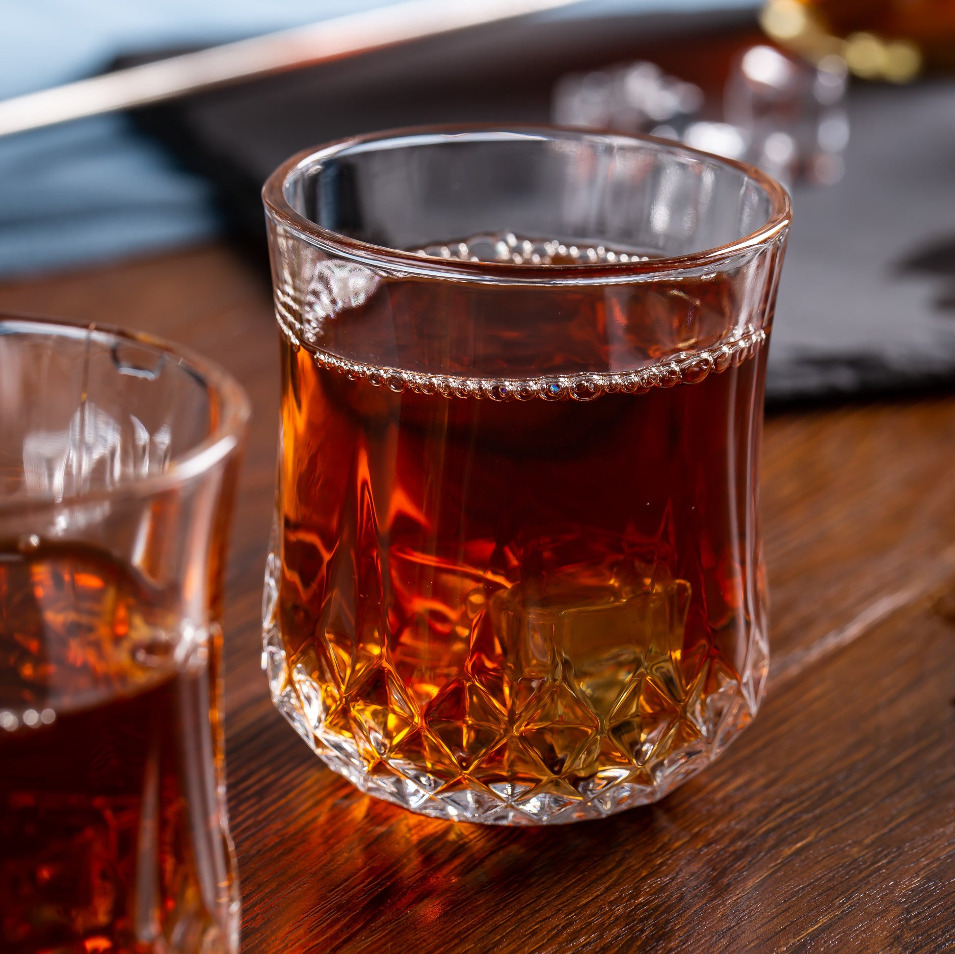 Sanjeev Kapoor - Diamond Whisky Glass 330 Ml - Set of 6 Pcs