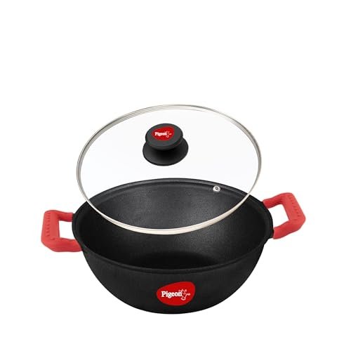 Pigeon Kadai Imperi Luxe Cast Iron 260Mm With Lid