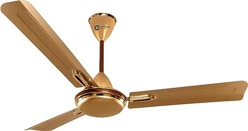 Orient Ceiling Fan-Quasar Ornamental Shine 1200W Gold