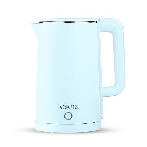 tesora elect glass kettle 1.5l-white