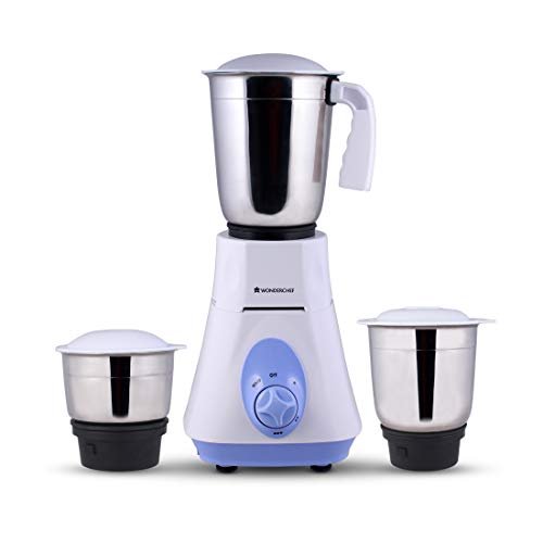 Wonderchef Mixer Grinder-Vietri 3Jar 500W W/Blue