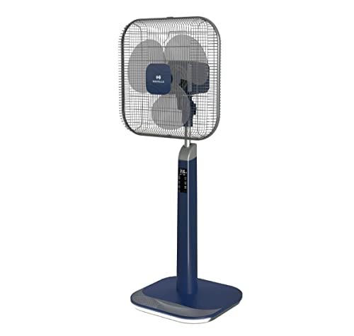 Havells Pedestal Fan-Aindrila Premium Blue Grey 400Mm