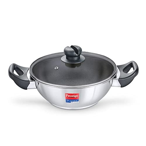 Prestige Kadai-Platina Non Stick 260Mm W/Lid