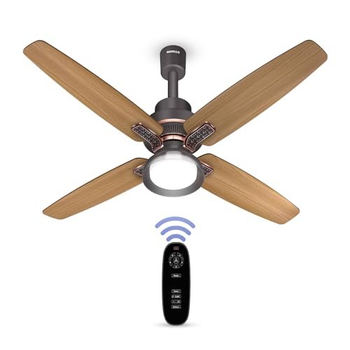 Havells Ceiling Fan -Albus Smoke Brown Wood U/L 1320 MM