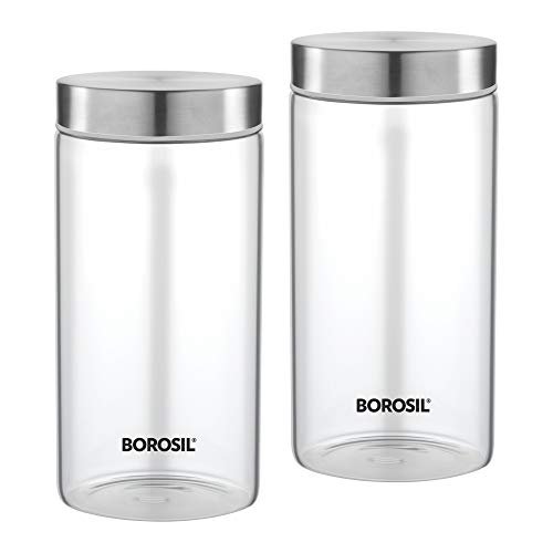 Borosil Jar-Endura Gray 1.2Ltr Pp/Lid