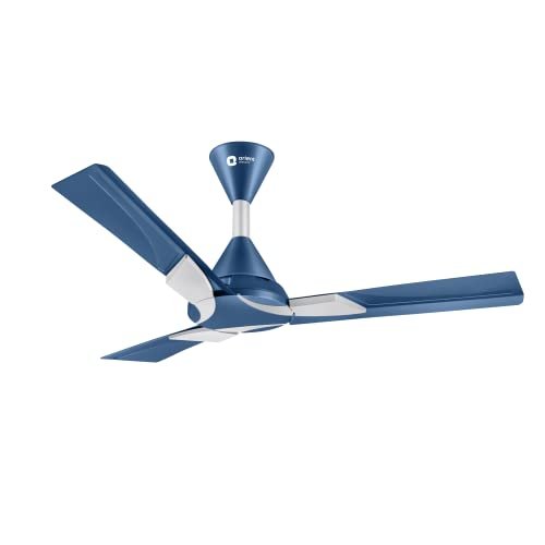 Orient Ceiling Fan-Wendy Shine 1200Mm Azure Blue Silver