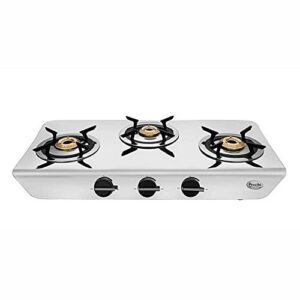 Preethi Gas Stove -Stylo Steele 3B SS