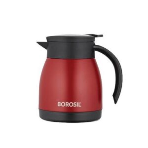 Borosil Tea Pot-500Ml Red