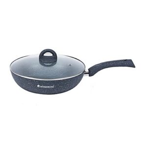 Wonderchef Wok-Granite W/Lid 240Mm Grey
