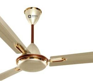 Orient Ceiling Fan-Quasar Ornamental 900Mm Metallic Ivory Cherry
