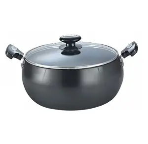 Prestige Hard Anodised Cookware Without Induction Base Casserole 24Cm