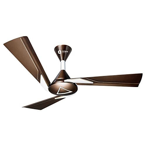 Orient Ceiling Fan-Orina 1200W Chocolate Brown Ivory