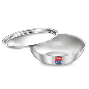 Prestige Triply Hexamagic Ceramic Cookware Kadai 20Cm With Glass Lid