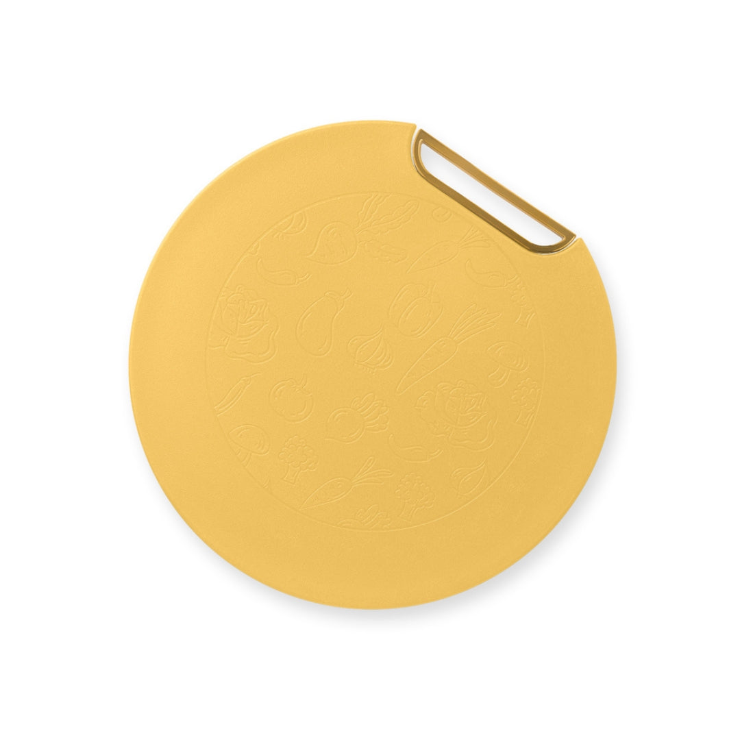 RICE HUSK Chopping BOARD ROUND WITH STAND