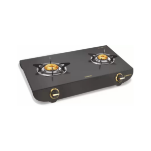 Vidiem Tusker Gold Gas Stove Black Steel Manual Stove