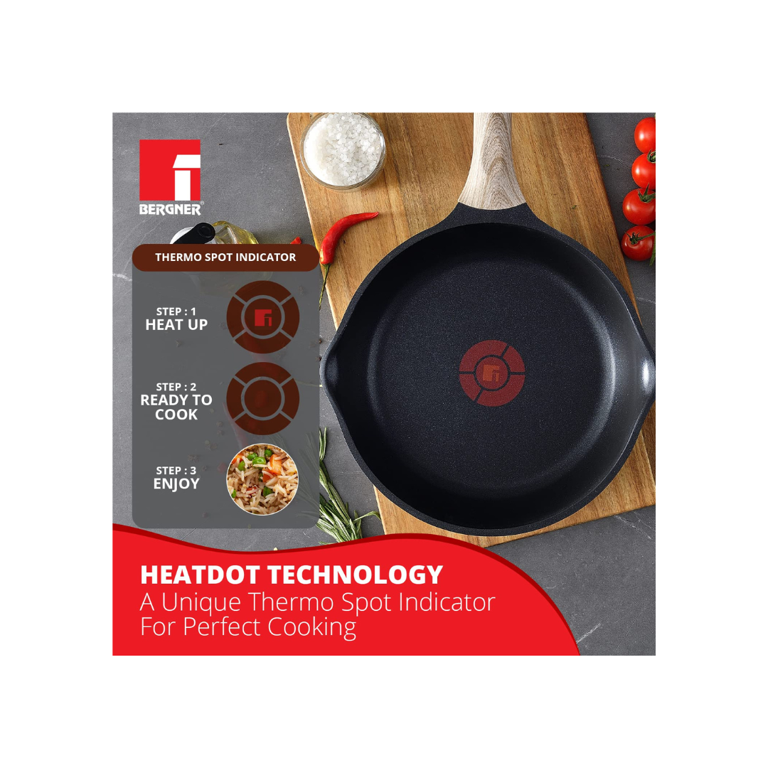 Bergner Premium Non-Stick & Scratch-free Aluminium Fry pan