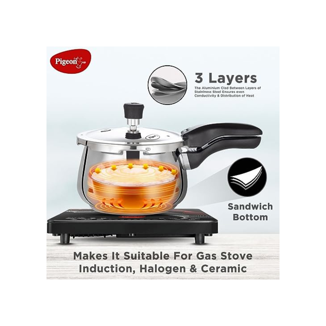 Pigeon Inox Pro Stainless Steel Pressure Cooker