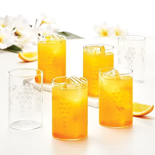 Borosil Glasses-Berry Large So 6 350Ml