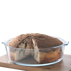 BOROSIL DISH-ROUND CAKE 1.2LTR(set of 2)
