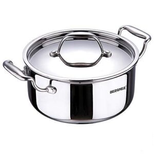 Bergner Casserole-Argent Triply 3.1Ltr