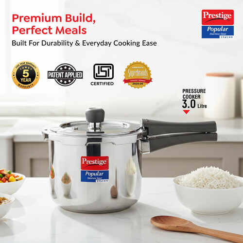 Prestige Svachh Popular Stainless Steel Pressure Cooker