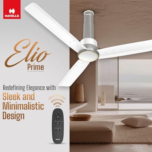 HAVELLS CEILING FAN -ELIO PRIME MIST PEARL WHITE 1200MM - Image 2