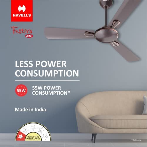 havells ceiling fan -bianca bldc espresso brown 1200mm - Image 2