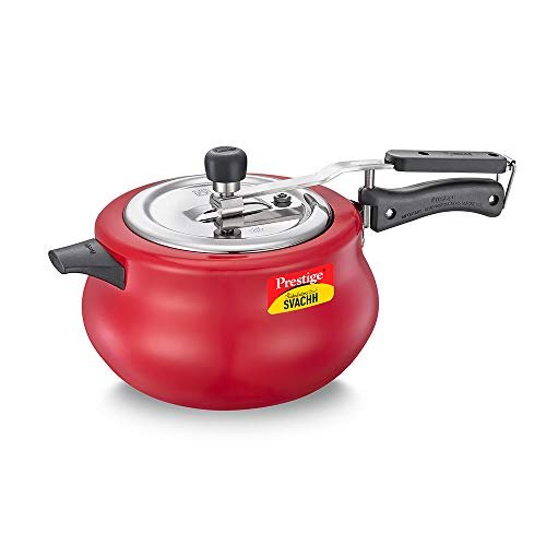 Prestige Cooker-Svachh Nakshatra Cute Red Duo 5Ltr