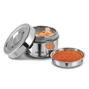 Milton Lunch Box-Steel Snack Medium