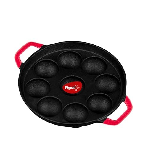 PIGEON PANIYARAKKAL 9 ROUND IMPERICAST IRON(set of 2)