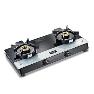 Prestige Svachh Duo GTSD 02 Toughened Glass with Liftable 2 Burners Gas Stove