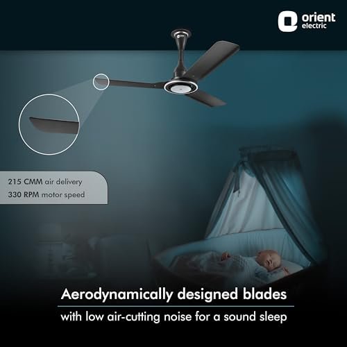 ORIENT CEILING FAN-I-FLOAT 1200MM COSMOS BLACK - Image 2