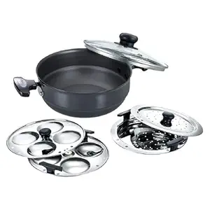 Prestige Hard Anodised Plus Cookware Multi Kadai 22Cm