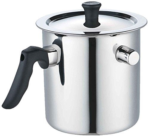 Handle Stainless Steel Double Wall Milk Boiler