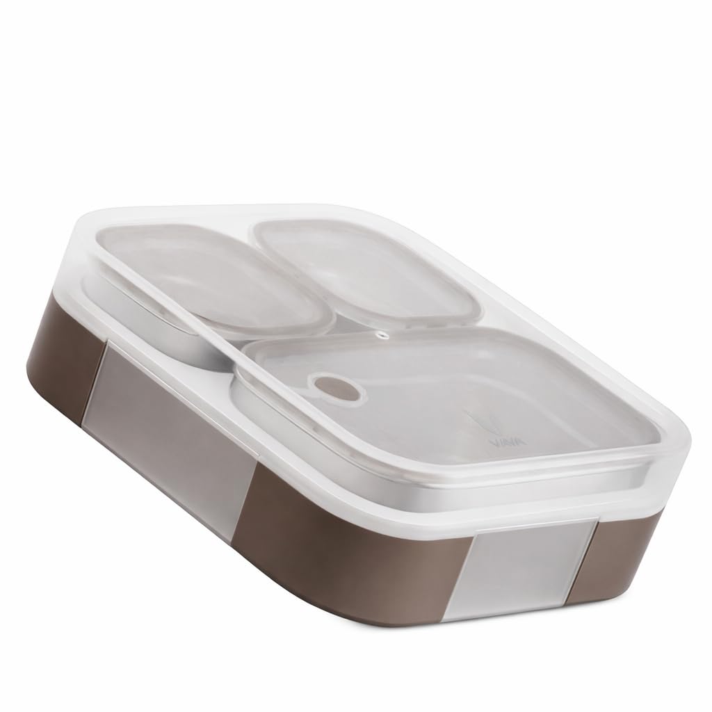 Vaya Tydbyt Lunch Box with 3 Stainless Steel Containers