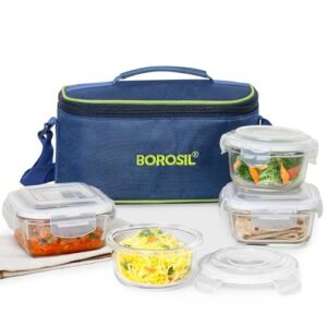 Borosil Lunch Box-Klip N Store Universal